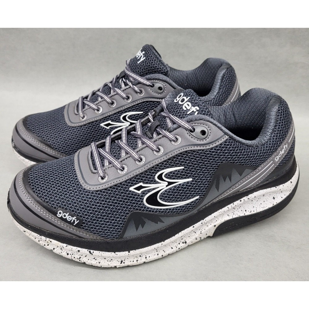 Gravity Defyer Mighty Walk Mens Size 10 Gray Athletic Running Shoes Sneakers